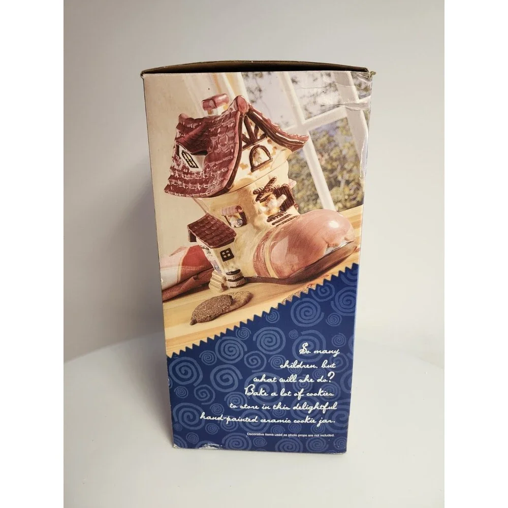 Old Woman Who Lived In A Shoe Cookie Jar Bico Nursery Rhyme